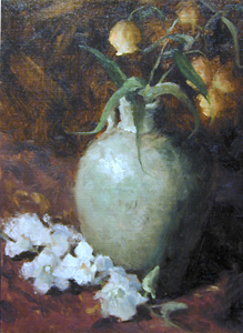 Celadon and Orchids